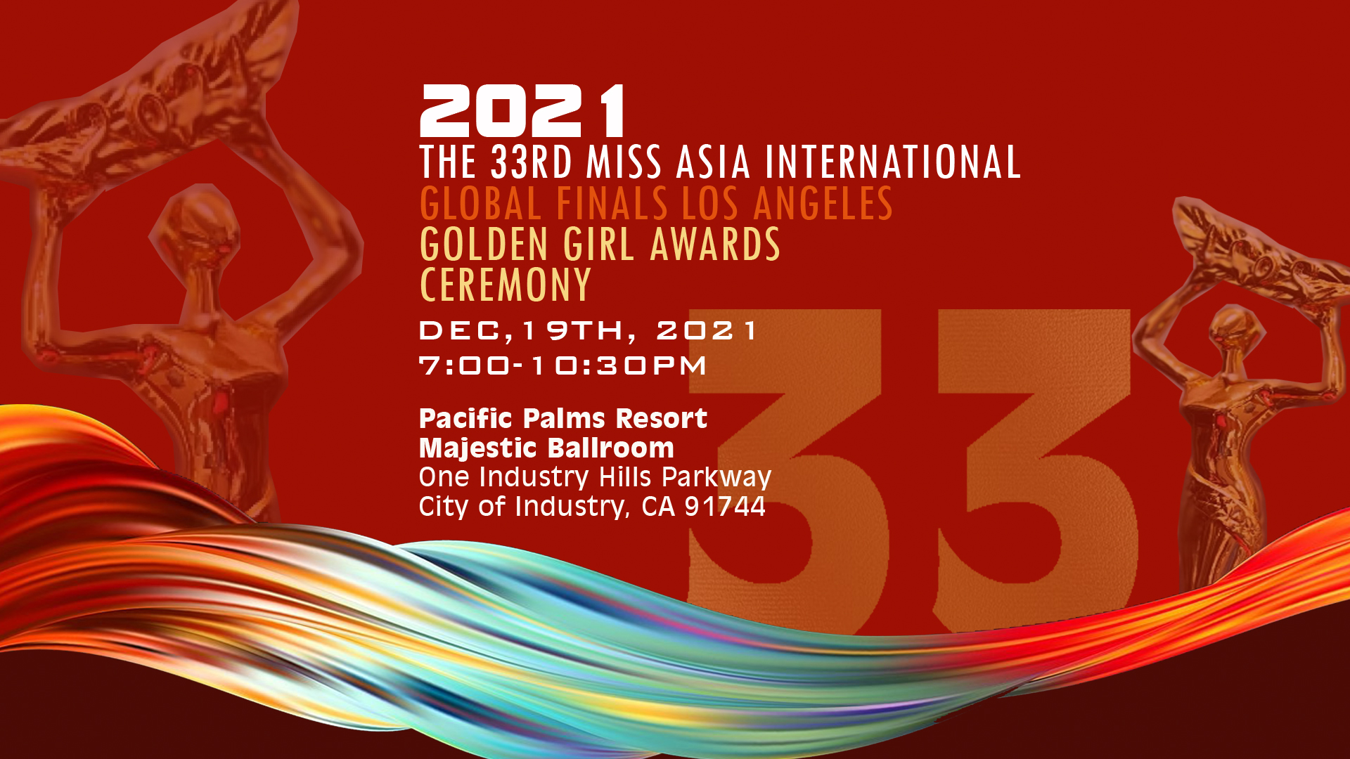 Welcome to Miss Asia International Global Finals Los Angeles 2021